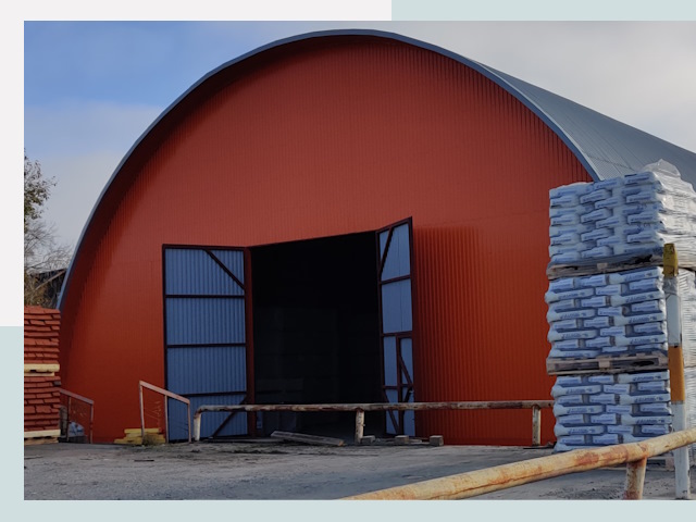 Полукруглые ангары по цене от 641 руб. в Вязники