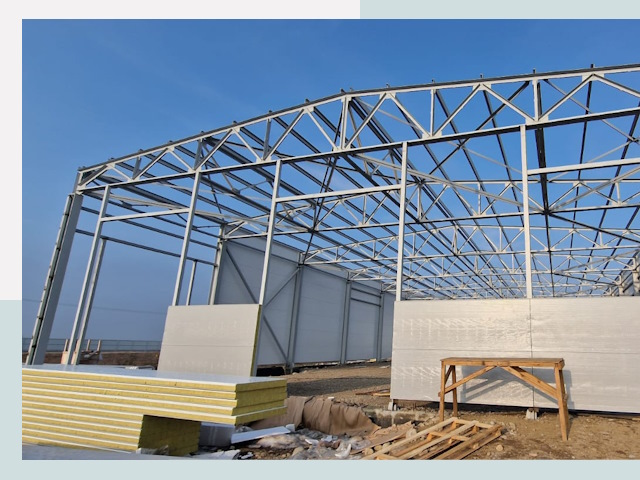 Утепленные ангары в Вязники от 641 руб. за м²