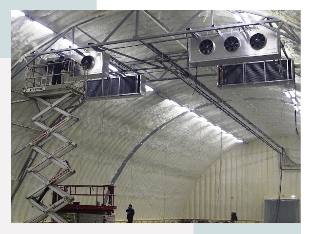 Оснащение ангаров в Вязниках