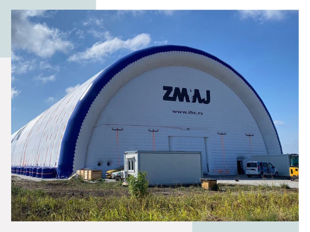 Брендирование ангаров в Вязниках